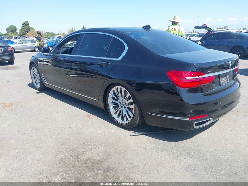 Vin: wba7f2c59kb240667, lot: 46568085, bmw 750i xdrive 20193