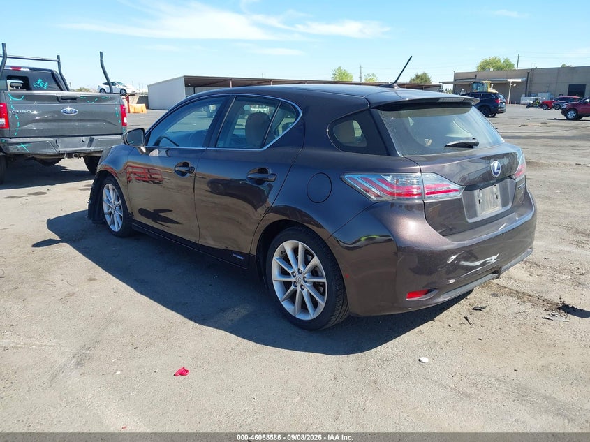 Vin: jthkd5bhxc2110607, lot: 46568113, lexus ct 200h premium 20123
