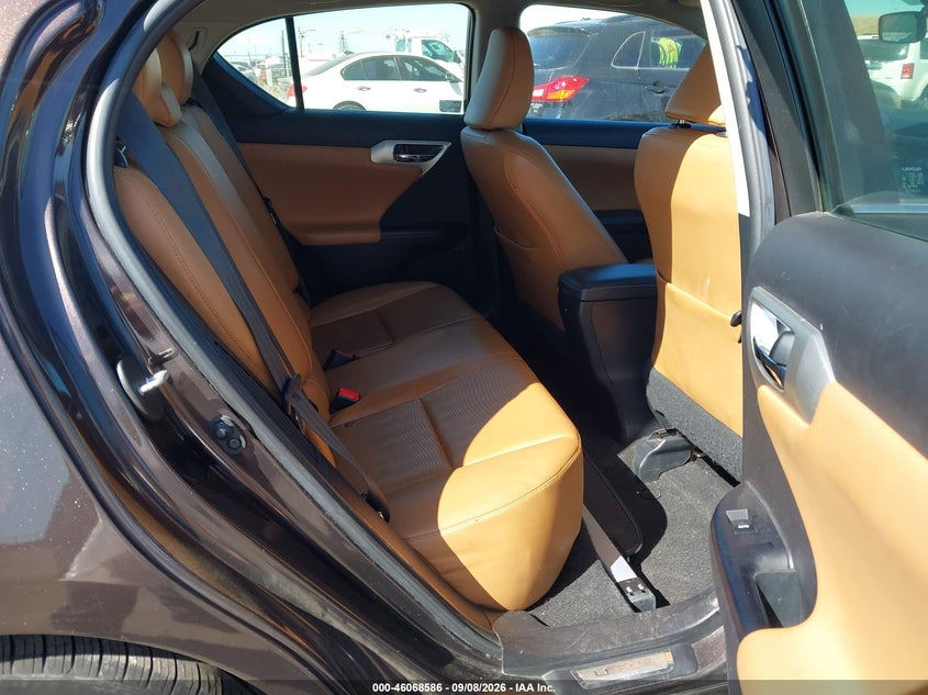 LEXUS CT 200H 2012 VIN JTHKD5BHXC2110607