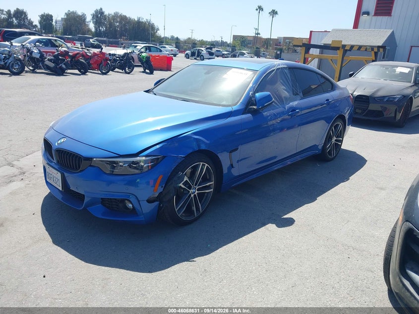 Vin: wba4j1c55kbm17534, lot: 46568158, bmw 430i gran coupe 20192