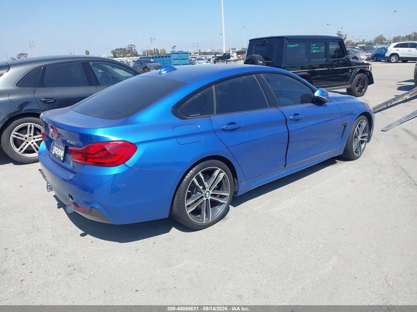 Vin: wba4j1c55kbm17534, lot: 46568158, bmw 430i gran coupe 20194