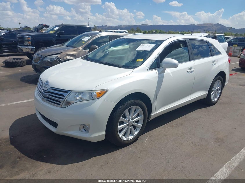 Vin: 4t3za3bb2bu046884, lot: 46568174, toyota venza 20112