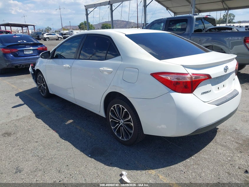 Vin: 2t1burhe3gc656324, lot: 46568267, toyota corolla s plus 20163