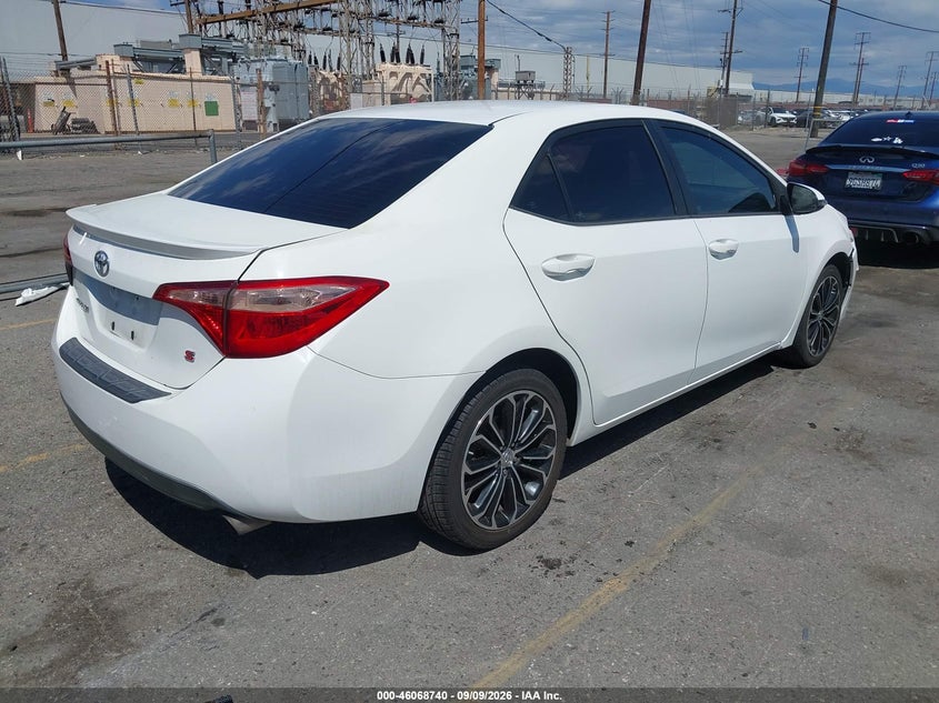 Vin: 2t1burhe3gc656324, lot: 46568267, toyota corolla s plus 20164