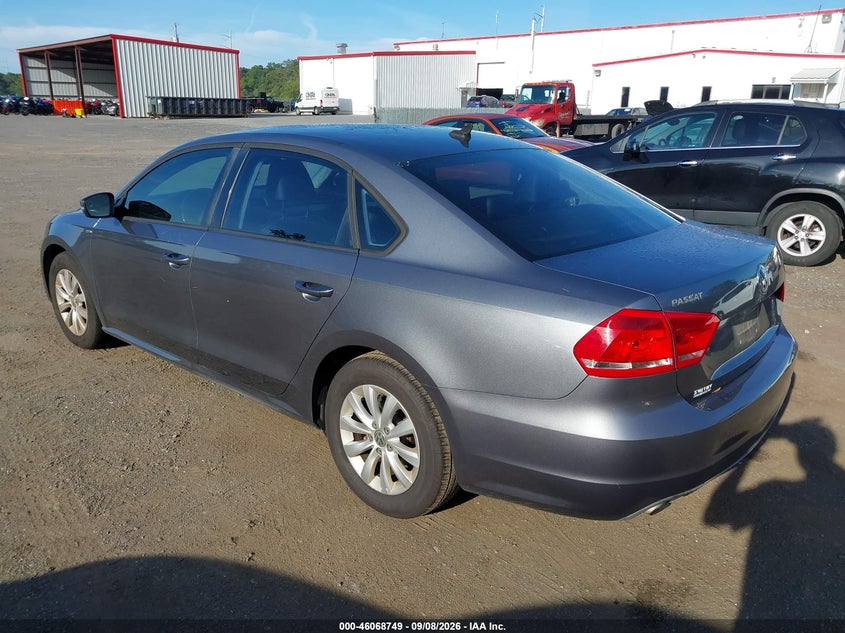 Vin: 1vwat7a33ec117412, lot: 46568276, volkswagen passat 1.8t wolfsburg edition 20143
