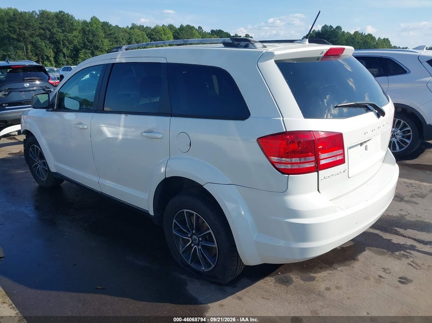 Vin: 3c4pdcab4jt170175, lot: 46568321, dodge journey se 20183