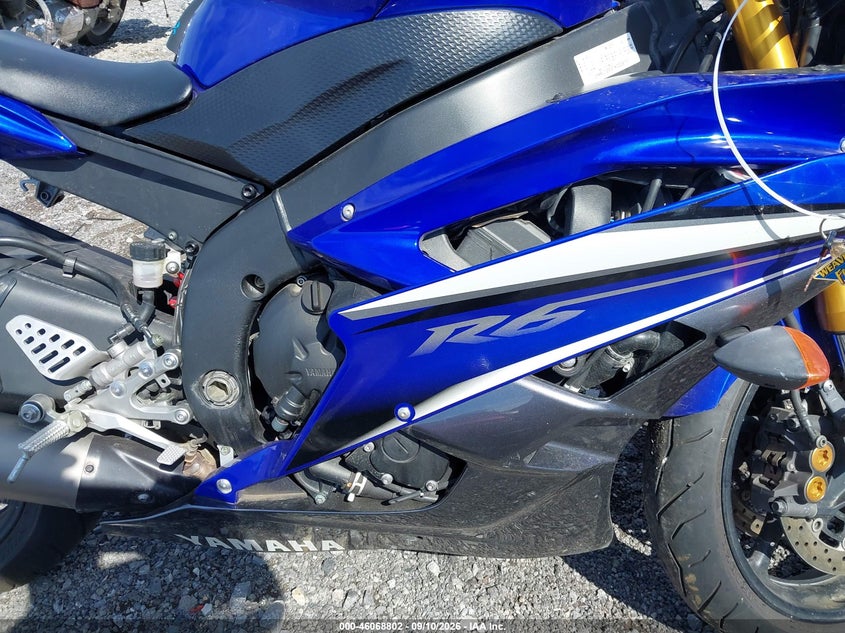 2007 YAMAHA YZFR6 auction photo 8