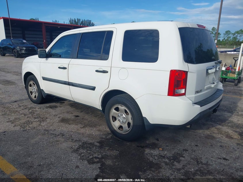HONDA PILOT 2015 VIN 5FNYF4H21FB062385