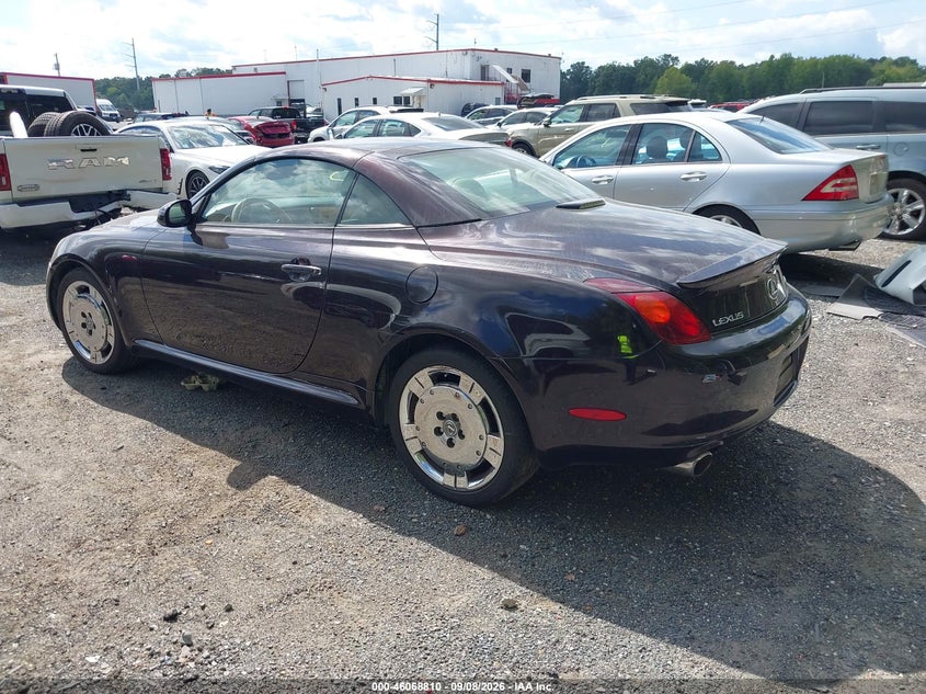 2002 LEXUS SC 430 auction photo 3