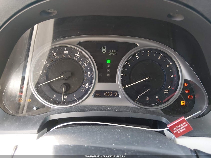 LEXUS IS 250 2010 VIN JTHBF5C22A5111511