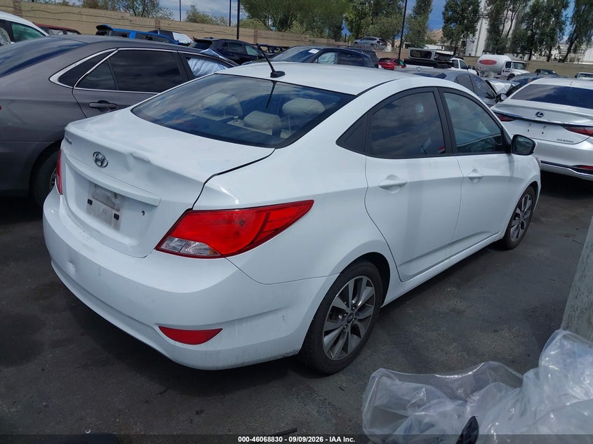 Vin: kmhct4ae5hu250145, lot: 46568357, hyundai accent value edition 20174