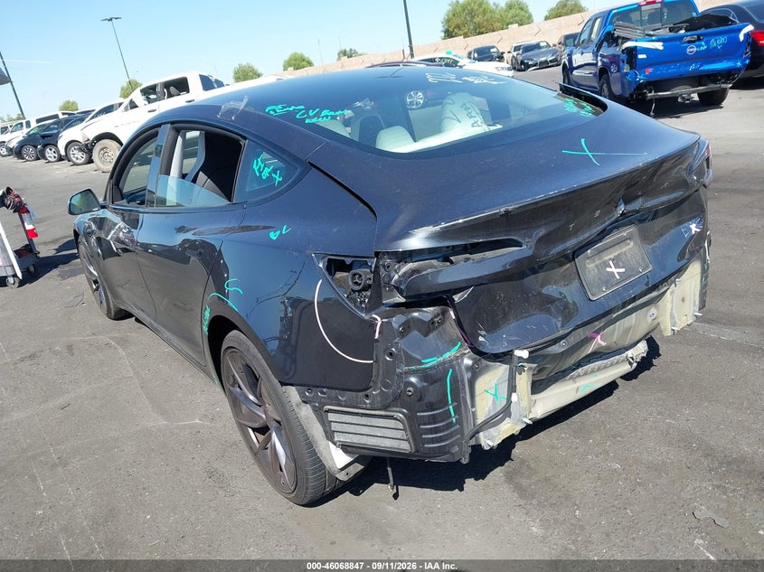 Vin: 5yj3e1et4rf795849, lot: 46568374, tesla model 3 performance all-wheel drive 20243