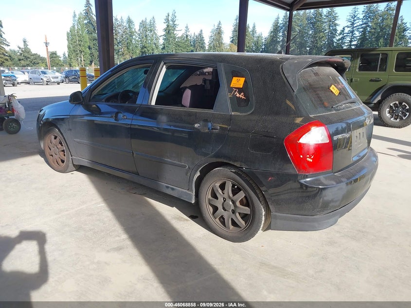 KIA SPECTRA5 2006 VIN KNAFE161265226647