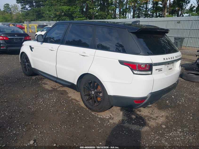 Vin: salwg2fv8ha173137, lot: 46568386, land rover range rover sport 3.0l v6 supercharged se 20173