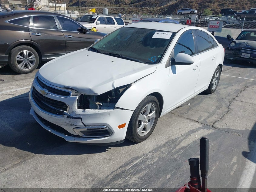 Vin: 1g1pc5sb7f7220312, lot: 46568392, chevrolet cruze 1lt auto 20152