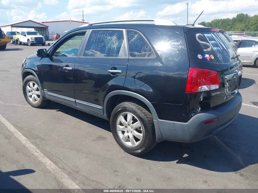 Vin: 5xyktca16bg141435, lot: 46568455, kia sorento lx 20113