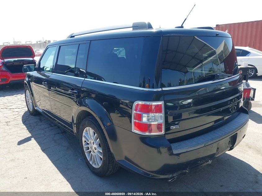 Vin: 2fmgk5c81dbd03232, lot: 46568486, ford flex sel 20133