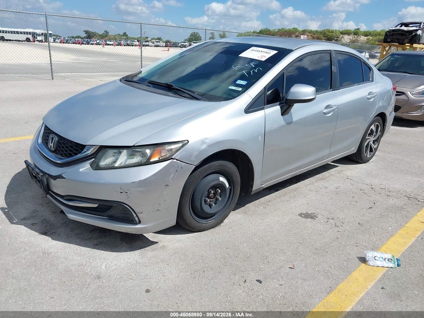 2013 Honda Civic, Обычный износ, IAAI, VIN 2HGFB2F52DH543470 — фото 2