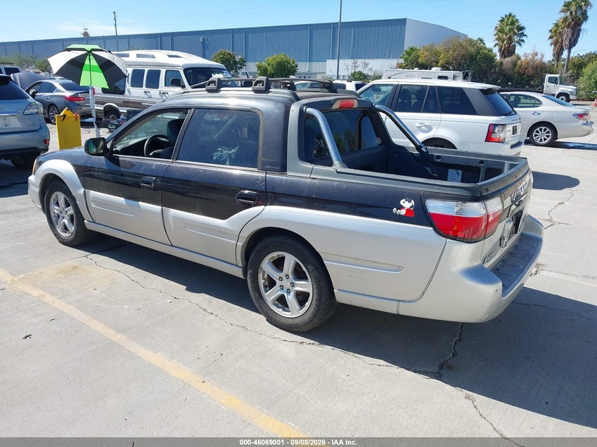 SUBARU BAJA 2003 VIN 4S4BT61C337102573