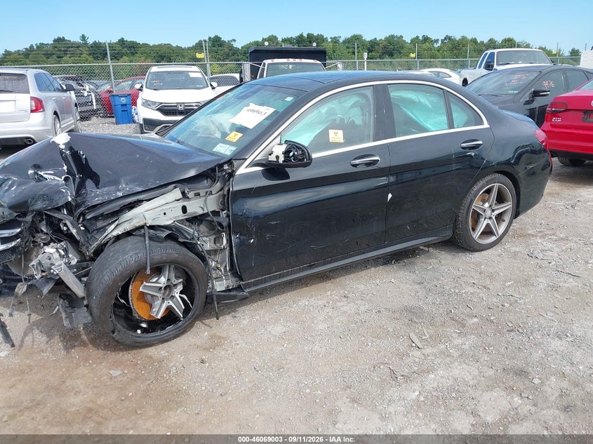 Vin: 55swf4kb9gu158524, lot: 46568530, mercedes-benz c 300 sport 4matic 20162