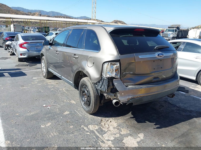 Vin: 2fmdk3kc7dbb79268, lot: 46568541, ford edge limited 20133