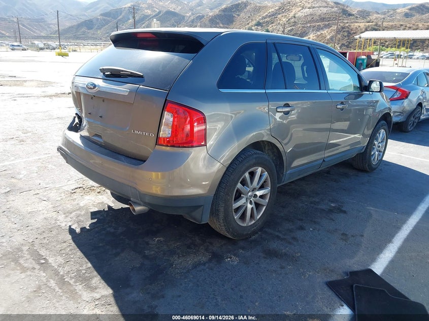 Vin: 2fmdk3kc7dbb79268, lot: 46568541, ford edge limited 20134