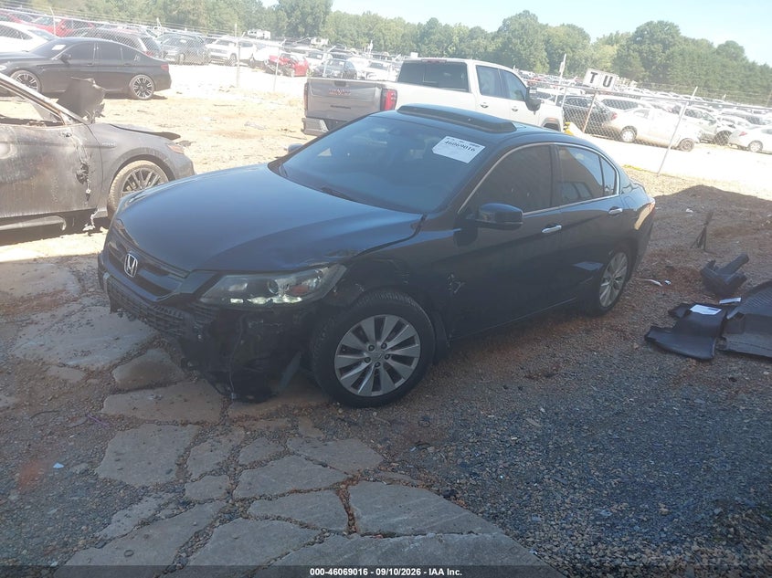 Vin: 1hgcr3f89fa027106, lot: 46568543, honda accord ex-l v-6 20152