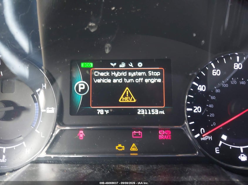2016 KIA OPTIMA HYBRID auction photo 7