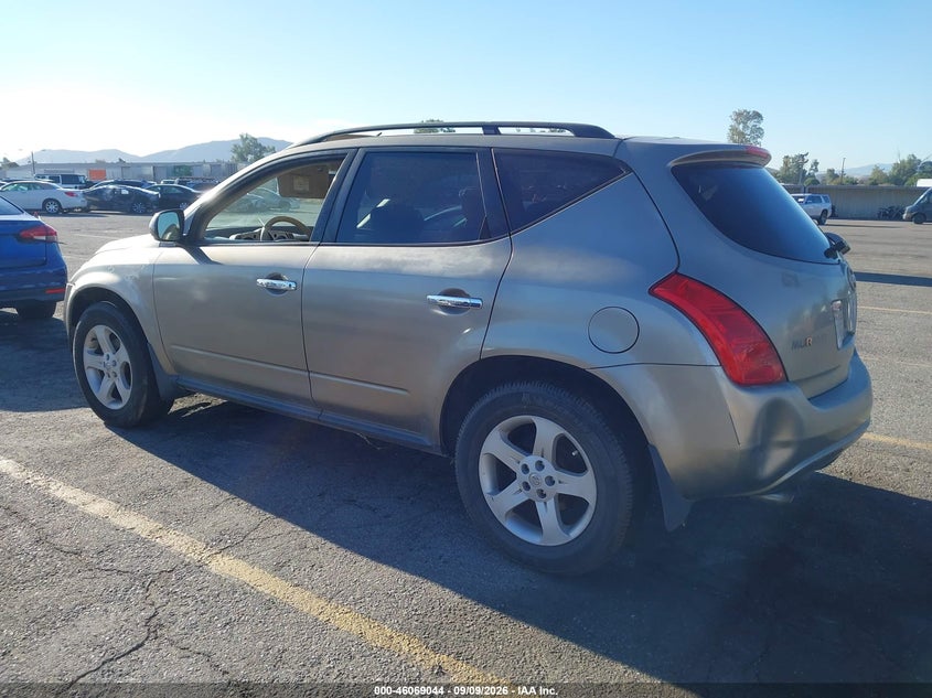 2003 NISSAN MURANO auction photo 3