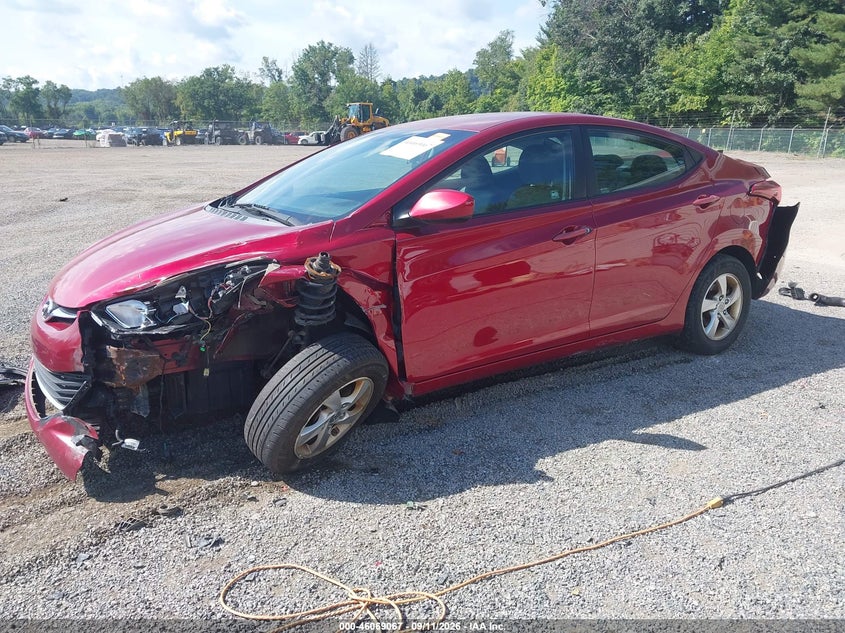 Vin: 5npdh4ae4fh548459, lot: 46568594, hyundai elantra se 20152