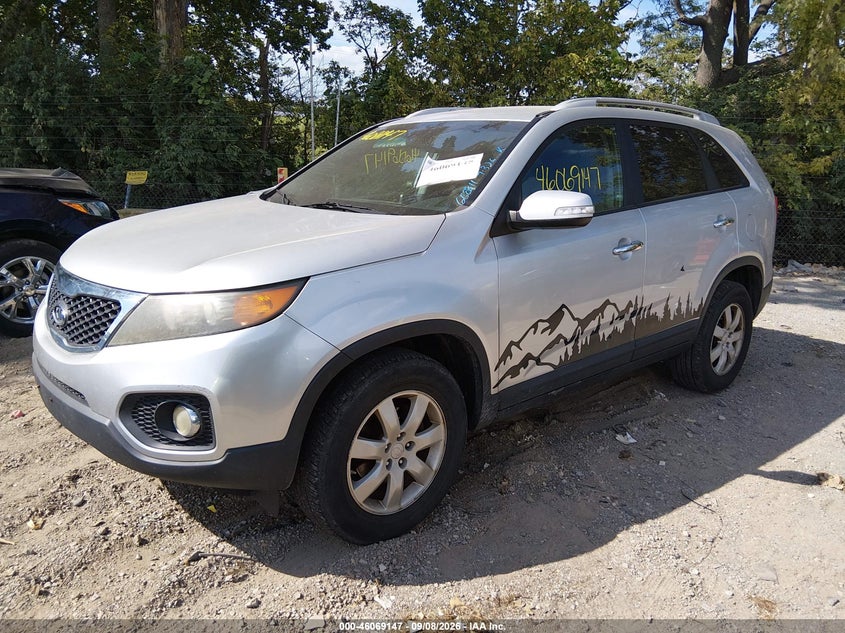 Vin: 5xykt3a10bg099134, lot: 46568682, kia sorento lx 20112