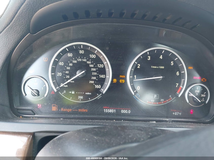 BMW 750LI 2013 VIN WBAYF8C50DD140424