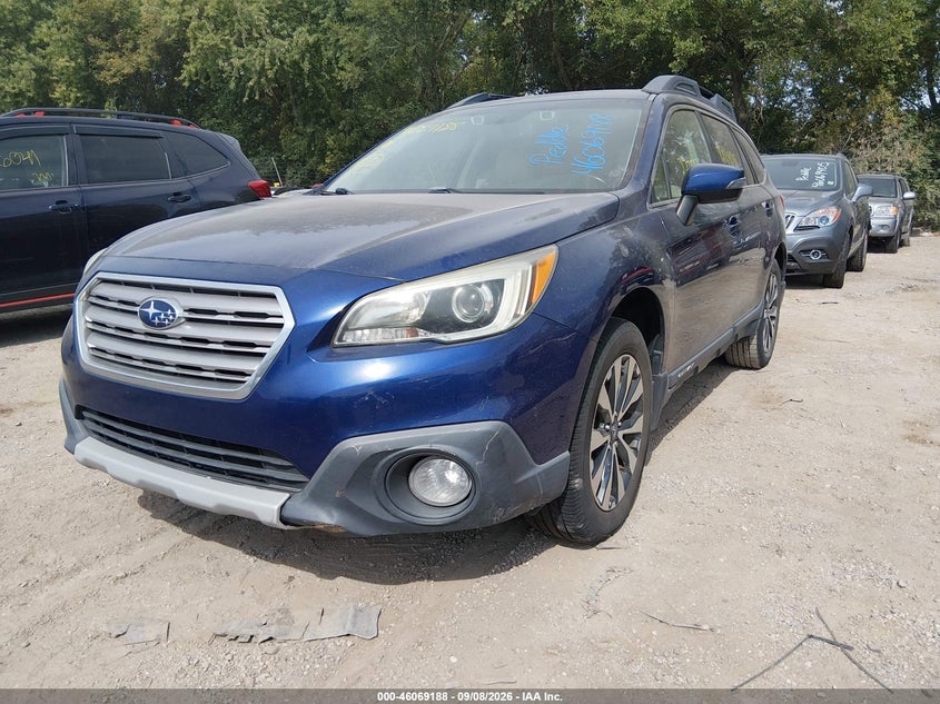Vin: 4s4bsbnc1f3260492, lot: 46568723, subaru outback 2.5i limited 20152