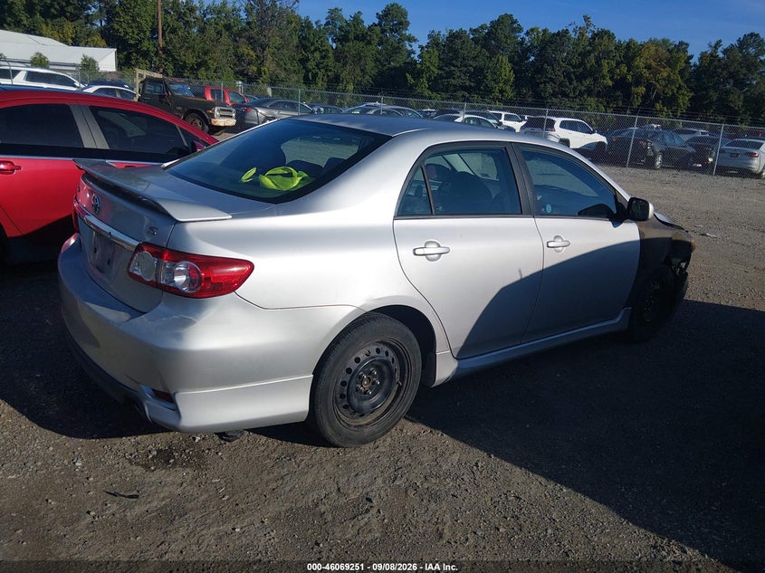 Vin: 2t1bu4ee1cc854675, lot: 46568786, toyota corolla s 20124