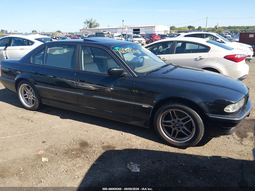BMW 740IL 2001 VIN WBAGH83461DP21841
