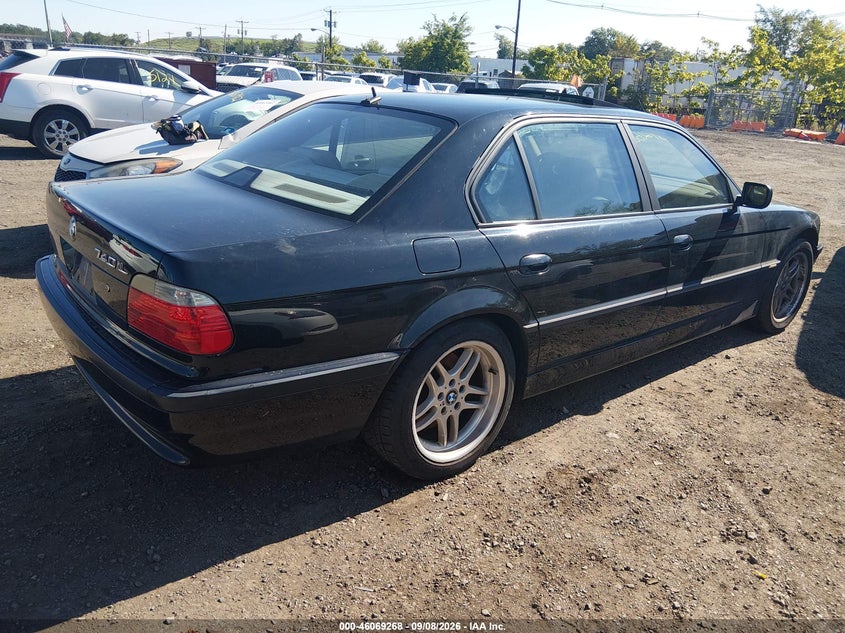 BMW 740IL 2001 VIN WBAGH83461DP21841