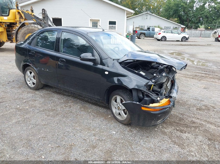 2006 Chevrolet Aveo Lt, Перёд, IAAI, VIN KL1TG56646B576387