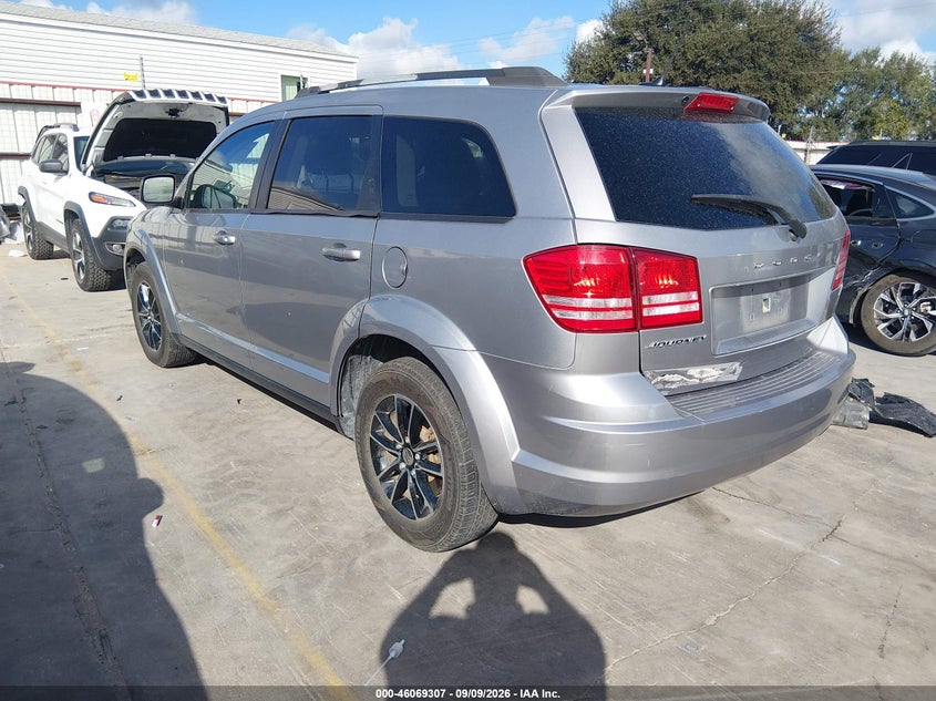 Vin: 3c4pdcab4jt273578, lot: 46568842, dodge journey se 20183