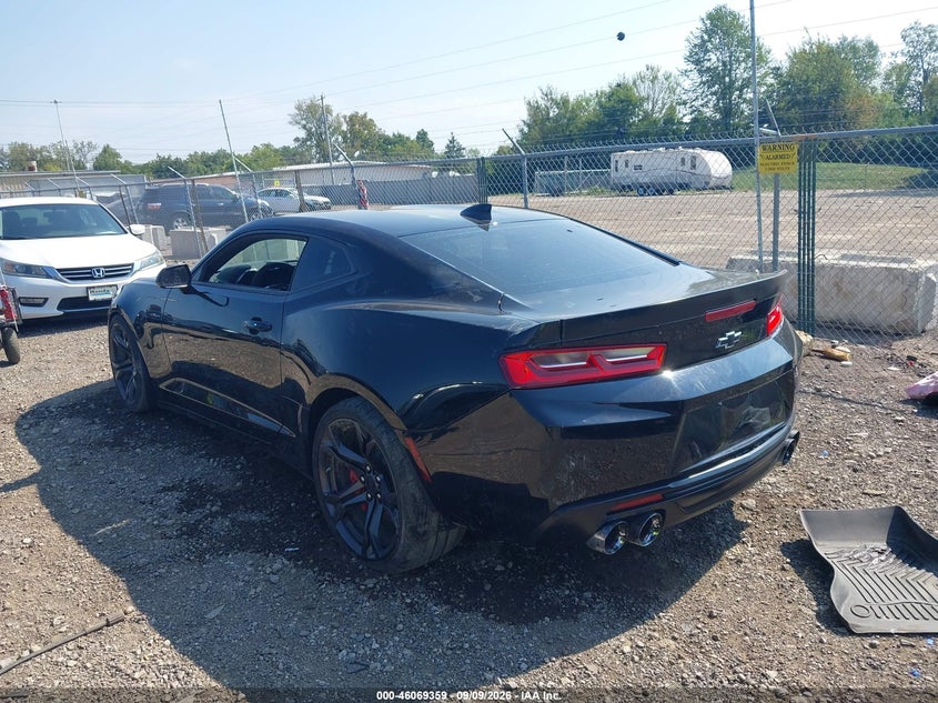 Vin: 1g1fe1r76j0179060, lot: 46568894, chevrolet camaro 1ss 20183