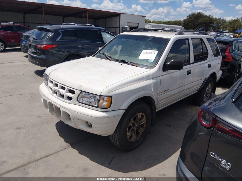 2001 ISUZU RODEO auction photo 2
