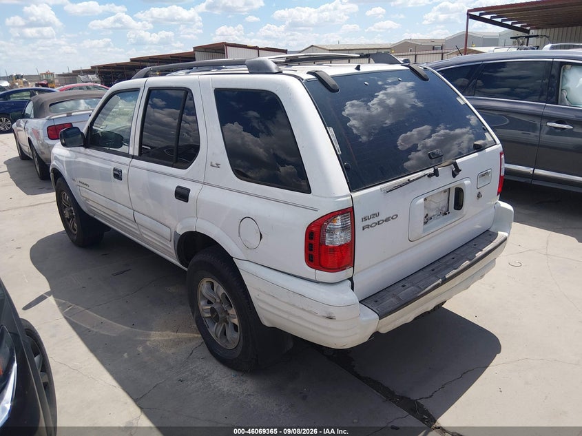 2001 ISUZU RODEO auction photo 3