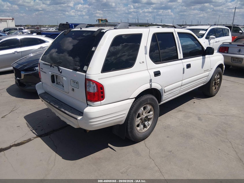 2001 ISUZU RODEO auction photo 4