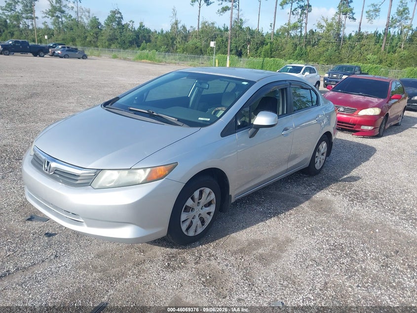 Vin: 19xfb2f5xce088134, lot: 46568911, honda civic lx 20122
