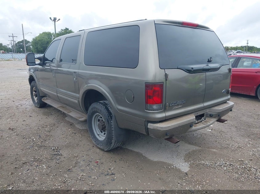 FORD EXCURSION 2003 VIN 1FMNU43S03EB44178