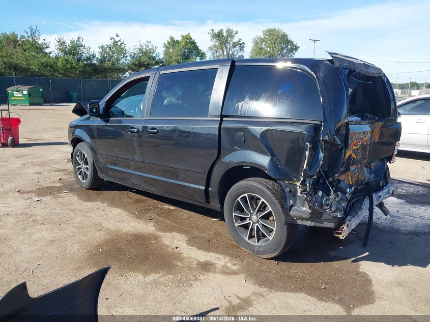 Vin: 2c4rdgbg1gr162735, lot: 46568916, dodge grand caravan se plus 20163