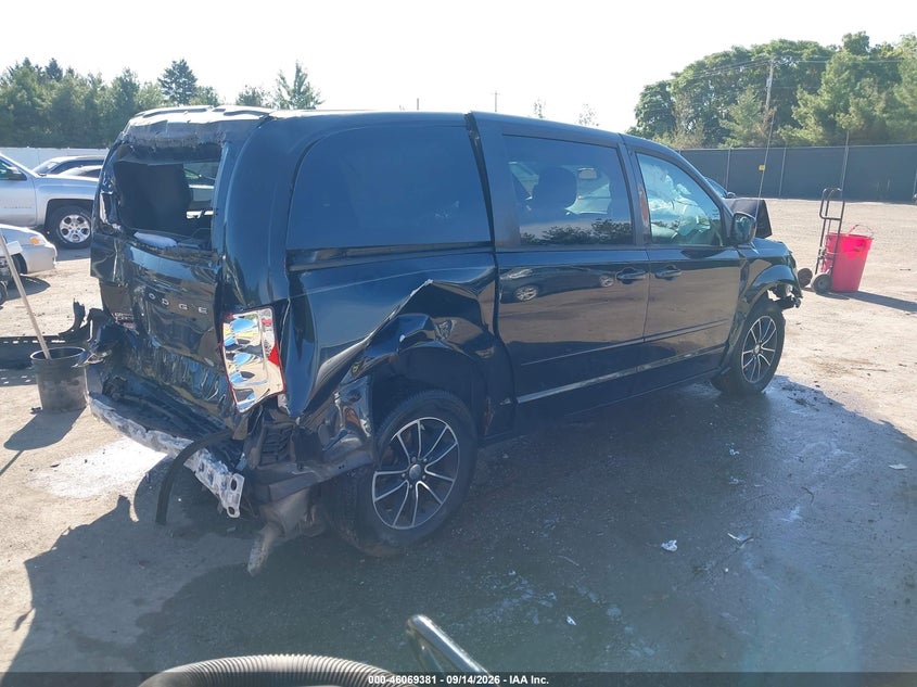 Vin: 2c4rdgbg1gr162735, lot: 46568916, dodge grand caravan se plus 20164