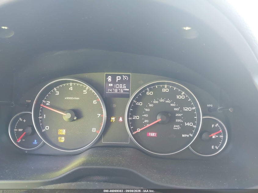 2013 SUBARU OUTBACK auction photo 7