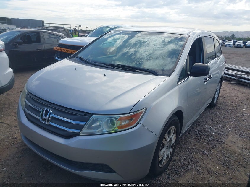 Vin: 5fnrl5h23db057706, lot: 46568935, honda odyssey lx 20132