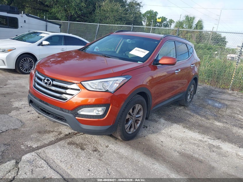 Vin: 5xyzu3lb8gg334713, lot: 46568936, hyundai santa fe sport 2.4l 20162