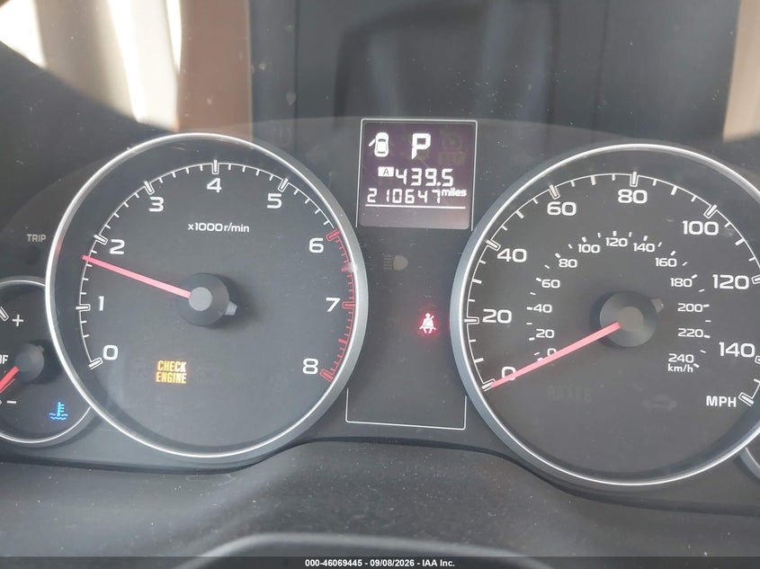 2014 SUBARU OUTBACK auction photo 7